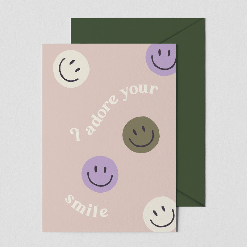 Carte de voeux - Puissant Smiley