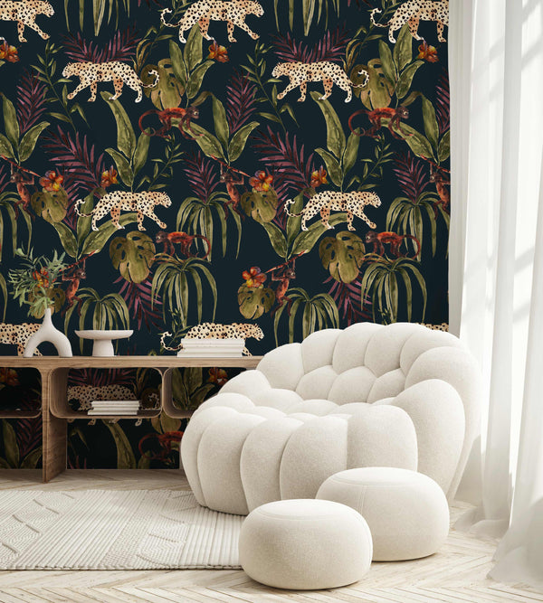 Jungle Wallpaper - Monkey Business