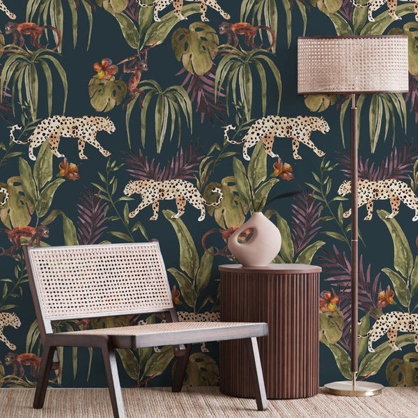 Leopard (Nr. 5970) • Leopardenmuster • Trends • Bildgalerie • Berlintapete  • Individuelle Produktion von Fototapeten - Wallpaper on Demand -  Designtapeten - Pictures & more