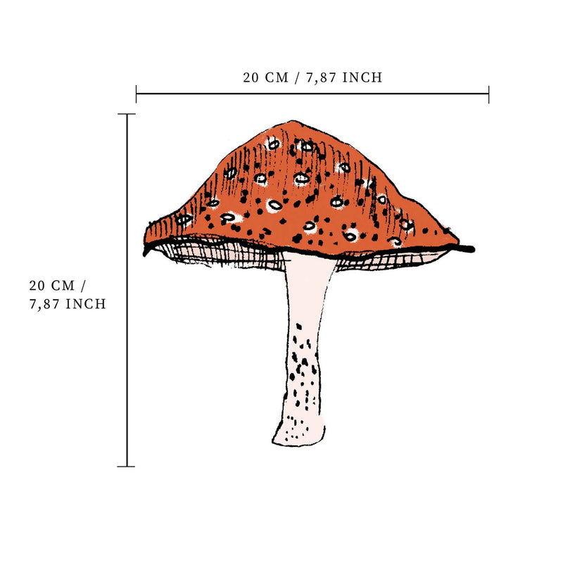 Separate Wall Sticker - Mushroom