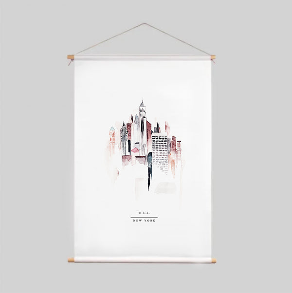 Textielposter - NEW YORK