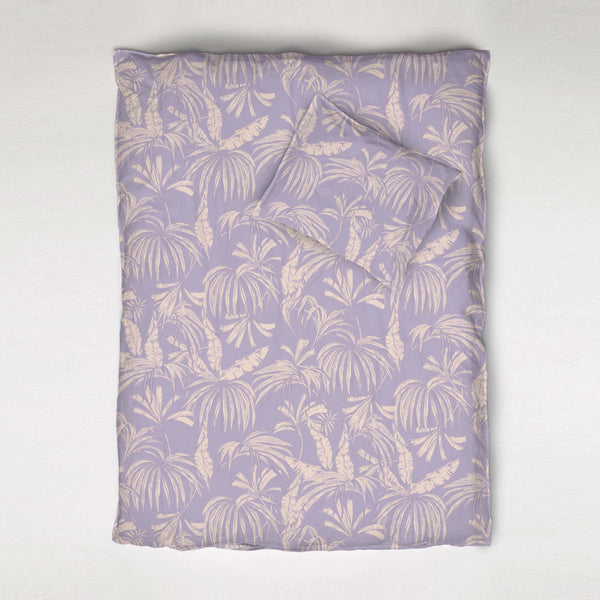 Duvet cover set - Palm Paradise Lilac