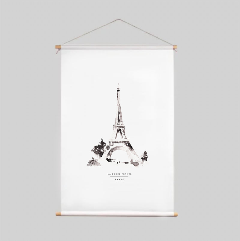 Affiche textile - PARIS
