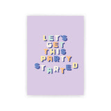 Postcard - PARTY STARTER