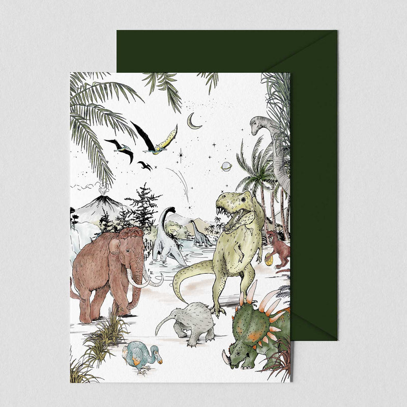 Greeting card - PREHISTORIC
