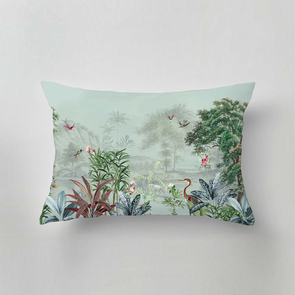 Indoor Pillow - SCENIC LANDSCAPE Dusty Mint