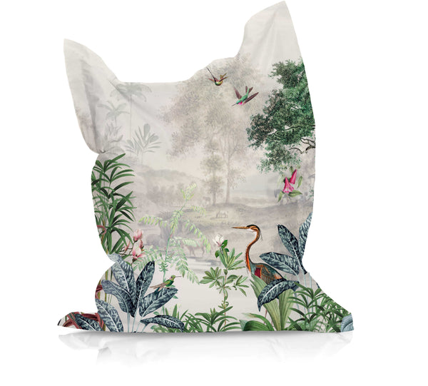 Pouf - SCENIC LANDSCAPE Off White