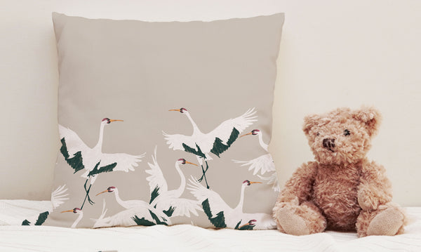 Indoor Pillow - STORK - NUDE