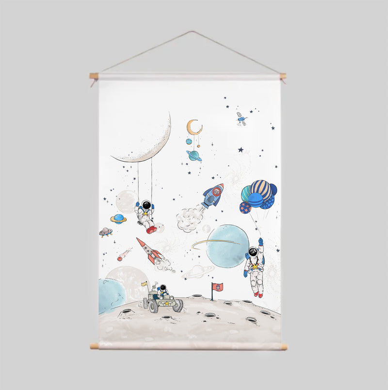 Textile Poster - Into The Galaxy light