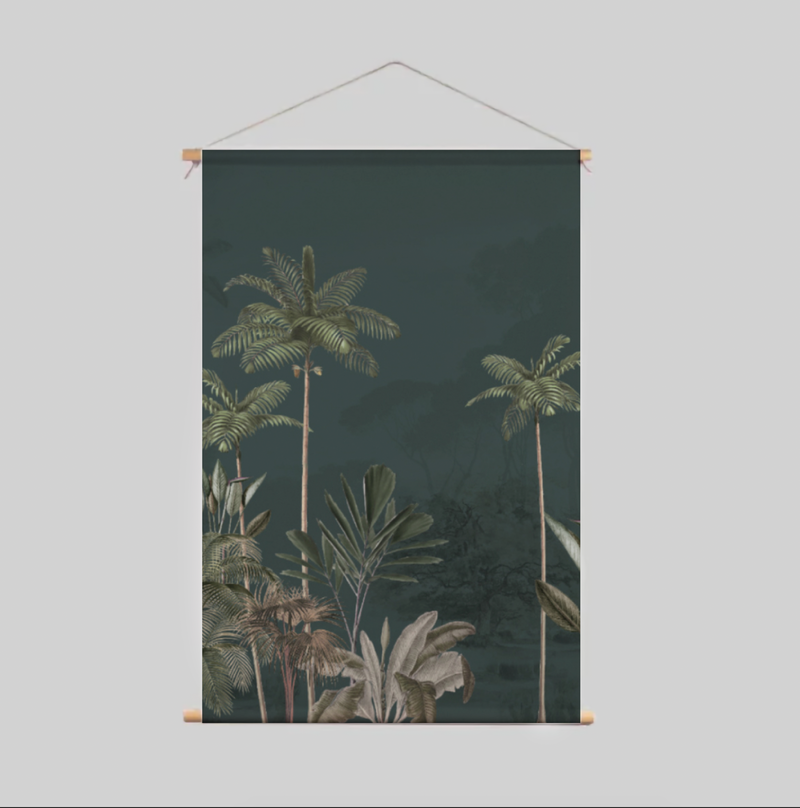 Póster Textil - Desierto Tropical - Oscuro