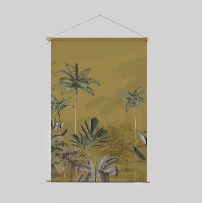 Póster Textil - Tropical Wilderness - Ocre