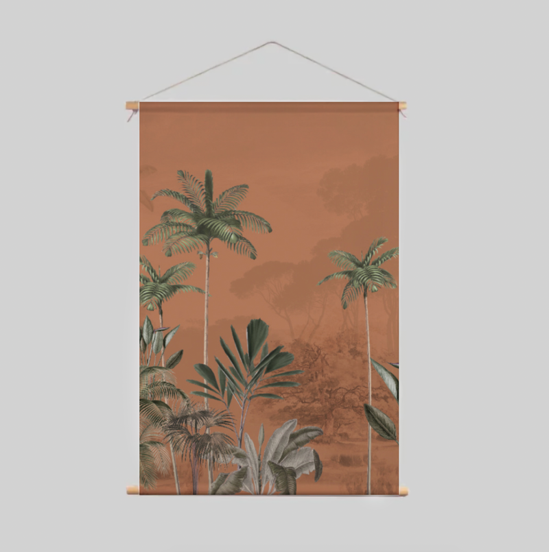 Textielposter - Tropical Wilderness - Ginger