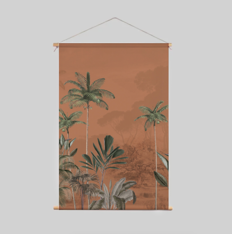 Póster Textil - Tropical Wilderness - Jengibre