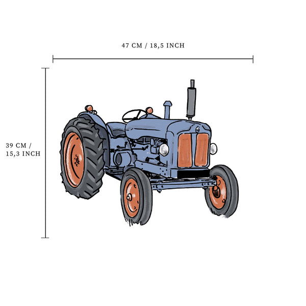 Losse wandsticker - Traktor