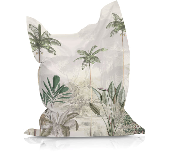 Sitzsack - TROPICAL WILDERNESS beige grün