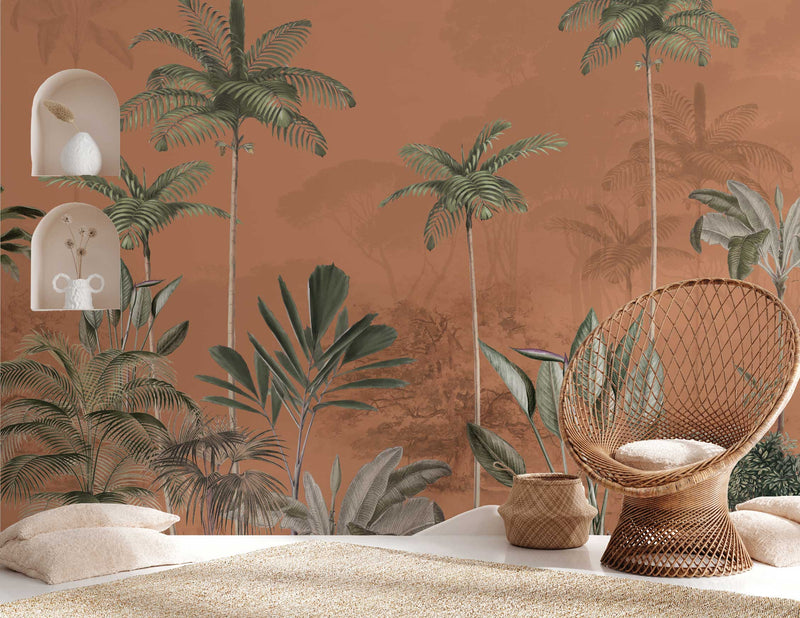 Papel pintado Jungle - DESIERTO TROPICAL - jengibre