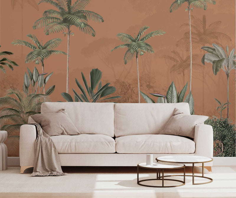 Papel pintado Jungle - DESIERTO TROPICAL - jengibre