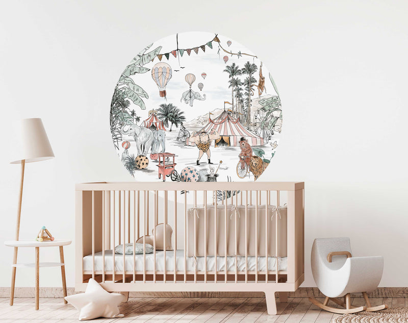 Round wall sticker - Cirque du Fantasy