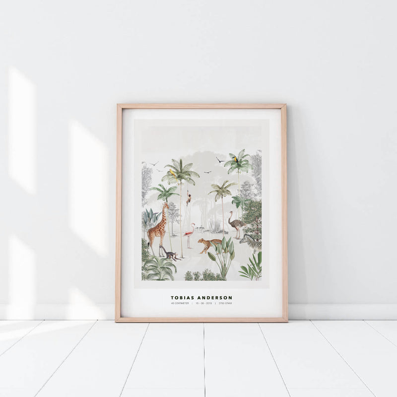 Gepersonaliseerde Poster - Wildlife's Playground