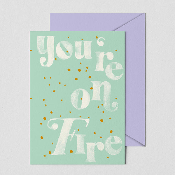 Greeting card - FIRE